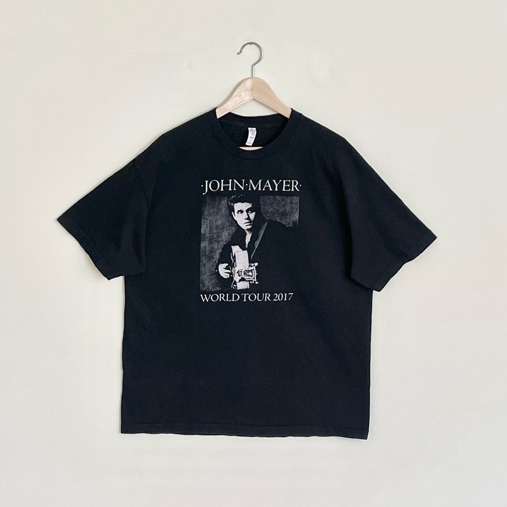 John Mayer 2017 World Tour The Search For Everything Concert T Shirt Adult XL
